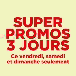 Promo 3 jours