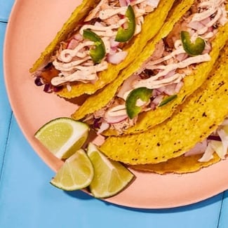 Tacos de saumon fumé